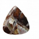 1 Pcs. Of Natural Chalcedony Trillion Cabochon 43x40mm loose gemstone for jewelry