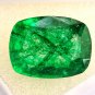 1 Pcs. Of Natural Emerald Cushion Fine Step Cut 11x10x7mm