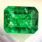 1 Pcs. Of Natural Emerald Cushion Fine Step Cut 14x11x9mm