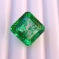 1 Pcs. Of Natural Emerald Cushion Fine Step Cut 10x10mm loose gemstone for jewelry