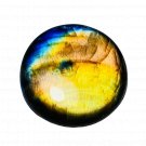 1 Pcs. Of Natural Flashy Labradorite Round Cabachon 39mm loose gemstone for jewelry