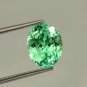 1 Pcs. Of Natural Green Sapphire Oval Fine Step Cut 10x8mm loose gemstone for jewelry