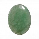 1 Pcs. Of Natural Green Strawberry Quartz Trillion Cabochon 32x32mm loose gemstone for jewelry