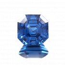 1 Pcs. Of Natural Indicolite Blue Tourmaline Octagon Asscher Cut 9x9mm loose gemstone for jewelry