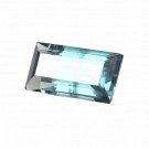 1 Pcs. Of Natural Indicolite Tourmaline Baguette Emerald Cut 14x7mm loose gemstone for jewelry