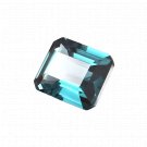 1 Pcs. Of Natural Indicolite Tourmaline Rectangle Radiant Cut 10x8mm loose gemstone for jewelry