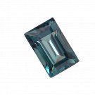 1 Pcs. Of Natural Indicolite Tourmaline Baguette Emerald Cut 11x7mm loose gemstone for jewelry
