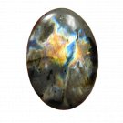 1 Pcs. Of Natural Labradorite Oval Cabochon 37x26mm loose gemstone for jewelry