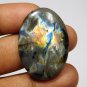 1 Pcs. Of Natural Labradorite Oval Cabochon 37x26mm loose gemstone for jewelry