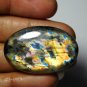 1 Pcs. Of Natural Labradorite Oval Cabochon 38x24mm loose gemstone for jewelry