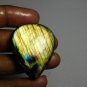 1 Pcs. Of Natural Labradorite Pear Cabochon 40x33mm loose gemstone for jewelry