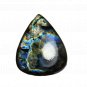 1 Pcs. Of Natural Labradorite Trillion Cabochon 41x33mm loose gemstone for jewelry