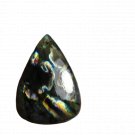 1 Pcs. Of Natural Labradorite Trillion Cabochon 43x30mm loose gemstone for jewelry