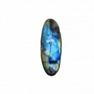 1 Pcs. Of Natural Labradorite Oval Cabochon 44x17mm loose gemstone for jewelry