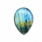 1 Pcs. Of Natural Labradorite Pear Cabochon 43x30mm loose gemstone for jewelry