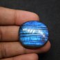 1 Pcs. Of Natural Labradorite Oval Cabochon 31x28mm loose gemstone for jewelry