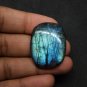 1 Pcs. Of Natural Labradorite Oval Cabochon 35x26mm loose gemstone for jewelry