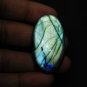 1 Pcs. Of Natural Labradorite Oval Cabochon 45x26mm loose gemstone for jewelry