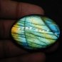 1 Pcs. Of Natural Labradorite Oval Cabochon 45x32mm loose gemstone for jewelry
