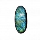 1 Pcs. Of Natural Labradorite Oval Cabochon 42x18mm loose gemstone for jewelry