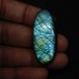 1 Pcs. Of Natural Labradorite Oval Cabochon 42x18mm loose gemstone for jewelry