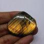 1 Pcs. Of Natural Labradorite Pear Cabochon 42x35mm loose gemstone for jewelry