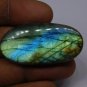 1 Pcs. Of Natural Labradorite Oval Cabachon 44x22mm loose gemstone for jewelry