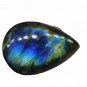 1 Pcs. Of Natural Labradorite Pear Cabachon 39x23mm loose gemstone for jewelry