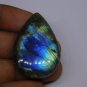 1 Pcs. Of Natural Labradorite Pear Cabachon 39x23mm loose gemstone for jewelry
