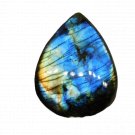 1 Pcs. Of Natural Labradorite Pear Cabachon 45x35mm loose gemstone for jewelry