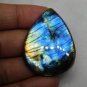 1 Pcs. Of Natural Labradorite Pear Cabachon 45x35mm loose gemstone for jewelry