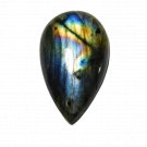 1 Pcs. Of Natural Labradorite Pear Cabachon 30x18mm