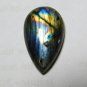 1 Pcs. Of Natural Labradorite Pear Cabachon 30x18mm