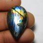 1 Pcs. Of Natural Labradorite Pear Cabachon 30x18mm