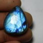 1 Pcs. Of Natural Labradorite Pear Cabachon 28x22mm