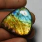 1 Pcs. Of Natural Labradorite Pear Cabachon 35x30mm