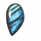 1 Pcs. Of Natural Labradorite Pear Cabachon 34x19mm