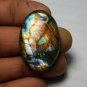 1 Pcs. Of Natural Labradorite Oval Cabachon 34x23mm
