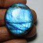 1 Pcs. Of Natural Labradorite Oval Cabachon 31x27mm