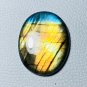 1 Pcs. Of Natural Labradorite Oval Cabachon 40x31x7mm loose gemstone for jewelry