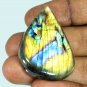 1 Pcs. Of Natural Labradorite  Pear Cabachon 41x28mm