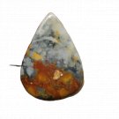 1 Pcs. Of Natural Maligano Jasper Pear Cabachon 35x26mm loose gemstone for jewelry