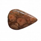 1 Pcs. Of Natural Morgan Hill Poppy Jasper Pear Cabachon 35x24mm loose gemstone for jewelry