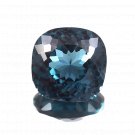 1 Pcs. Of Natural Mozambique Blue Green Tourmaline Cushion Fine Step Cut 11x11mm loose gemstone for 