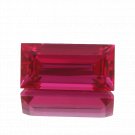 1 Pcs. Of Natural Mozambique Red Ruby Baguette Emerald Cut 8x16mm loose gemstone for jewelry