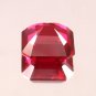 1 Pcs. Of Natural Mozambique Red Ruby Octagon Asscher Cut 12x12mm loose gemstone for jewelry