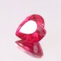 1 Pcs. Of Natural Mozambique Ruby Heart Fine Step Cut 8x8mm loose gemstone for jewelry