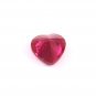 1 Pcs. Of Natural Mozambique Ruby Heart Fine Step Cut 5x5mm loose gemstone for jewelry
