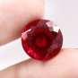 1 Pcs. Of Natural Mozambique Ruby Round Brilliant Cut 13mm loose gemstone for jewelry