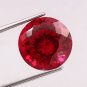 1 Pcs. Of Natural Mozambique Ruby Round Brilliant Cut 13mm loose gemstone for jewelry